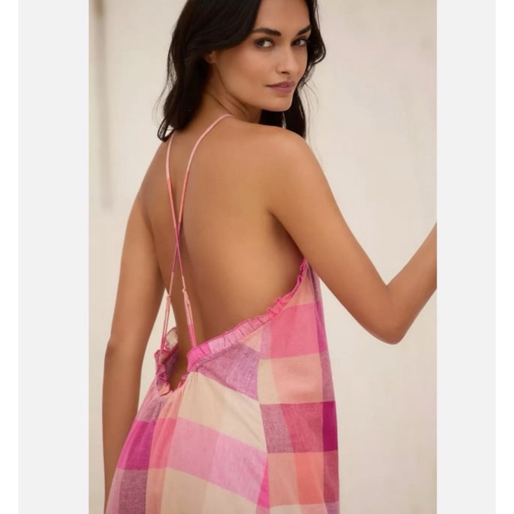 Anthropologie The Malika Printed Dress: Picnic Edition NWT SZ 1X - Picture 5 of 16